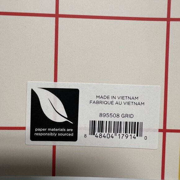 FRINGE College Ruled Composition Notebook with Elastic Closure Grid (Pack of 3) - Picture 4 of 5